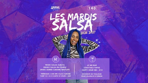 Les Mardis Salsa au 140