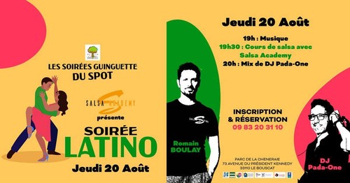 Soirée latino avec salsa academy