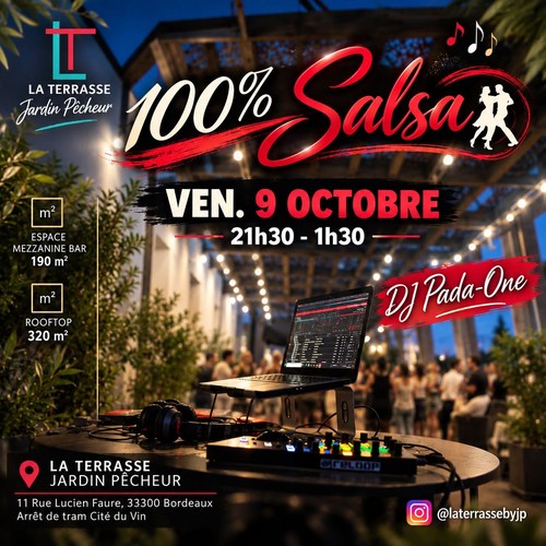 100% salsa à La Terrasse by JPs