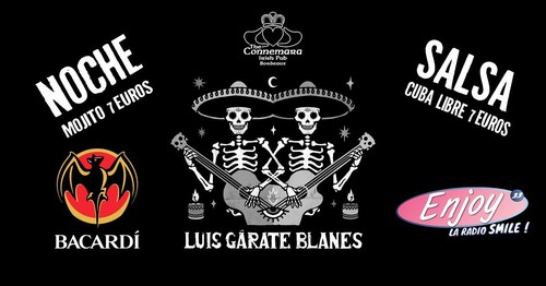 Soirée salsa / concert Luis Garate Blanes Duo