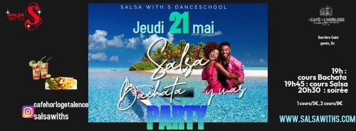 Soirée Salsa with Us Practica ouverte à tous !
