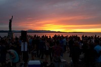 Salsa Dancing on Alki Beach