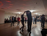 West Coast Swing dance in Somerville, Massachusetts